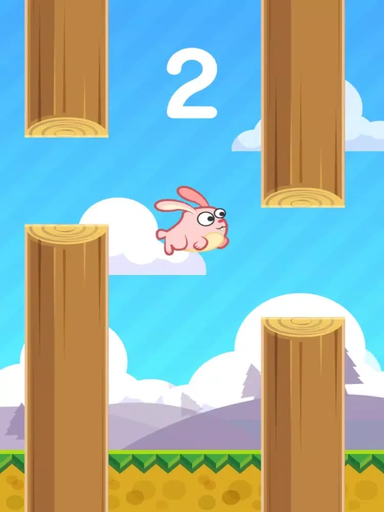 Clumsy Flying Rabbit iPad  Ekran Görüntüleri