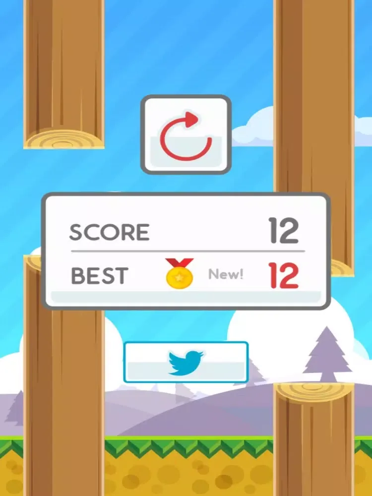 Clumsy Flying Rabbit iPad  Ekran Görüntüleri
