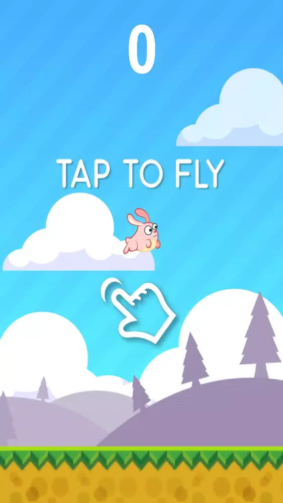 Clumsy Flying Rabbit Ekran Görüntüleri