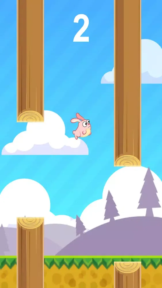 Clumsy Flying Rabbit Ekran Görüntüleri