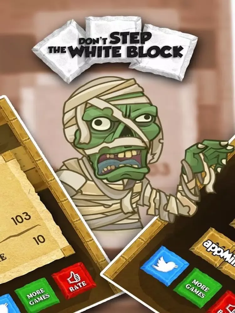 Capturas de tela do Dont Step the White Block iPad 