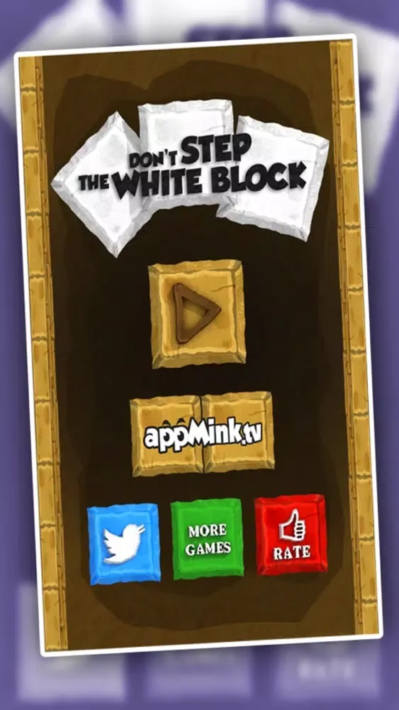 Capturas de tela do Dont Step the White Block