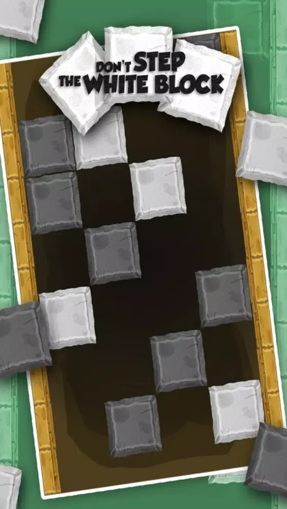 Capturas de tela do Dont Step the White Block