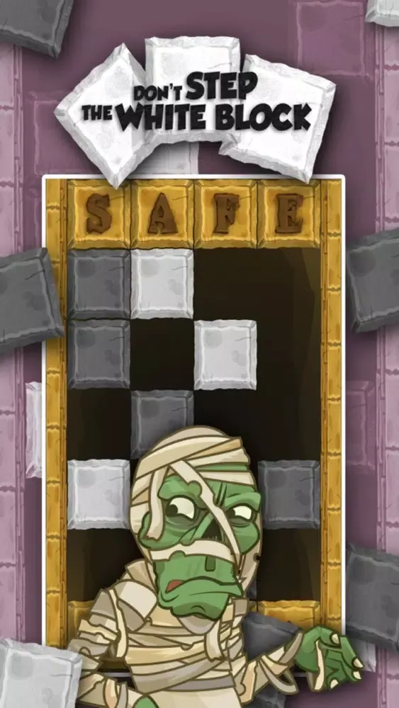 Capturas de tela do Dont Step the White Block