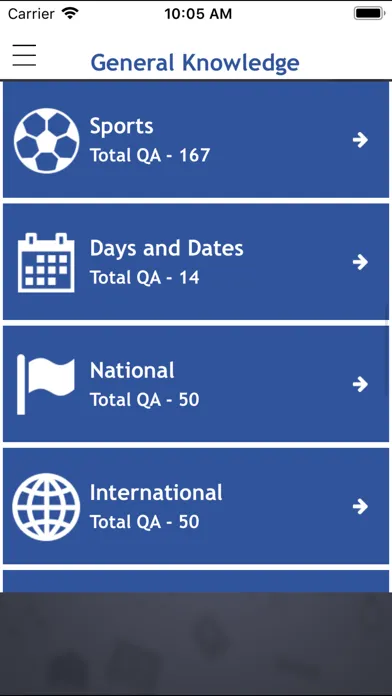 World General Knowledge Quiz應用截圖