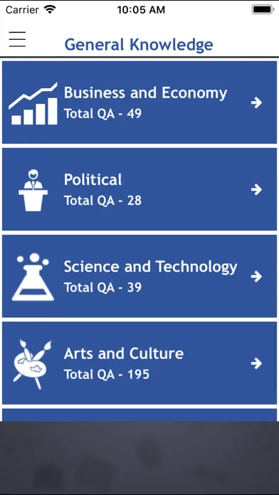 World General Knowledge Quiz應用截圖