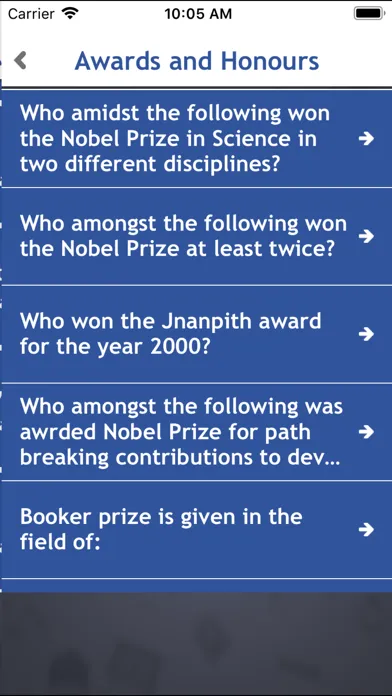 World General Knowledge Quiz應用截圖