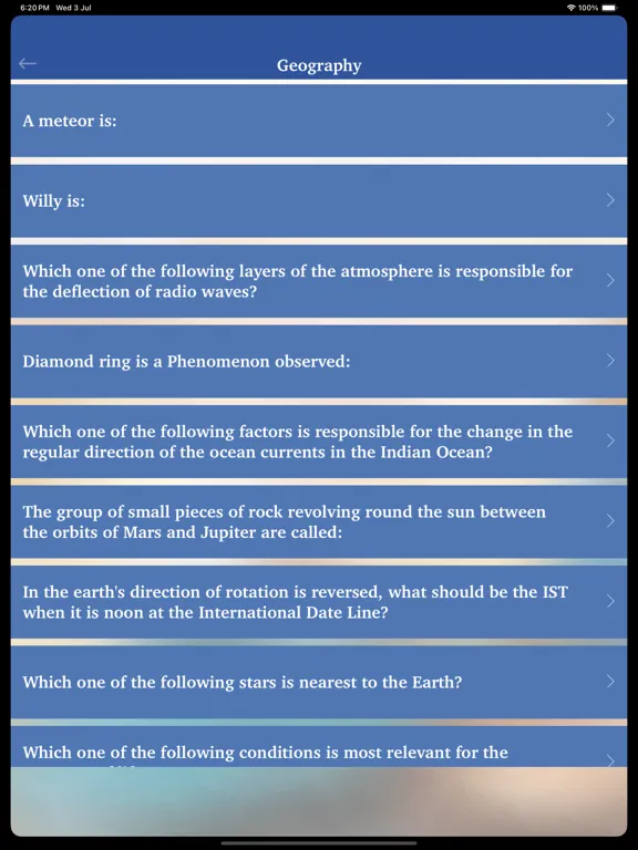 GK of the World Study Notifier iPad  Screenshots