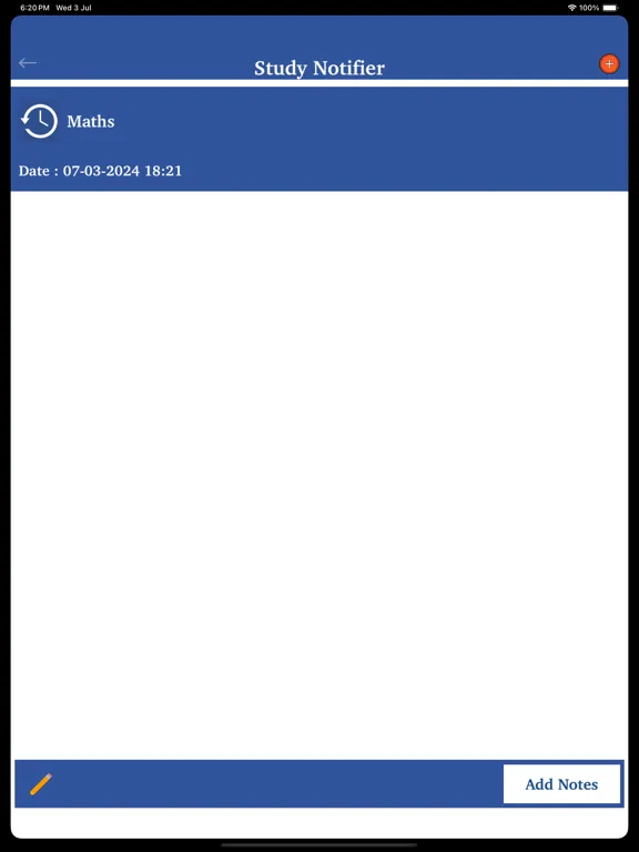 GK of the World Study Notifier iPad  Screenshots