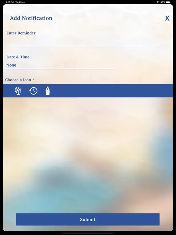 GK of the World Study Notifier iPad  Screenshots