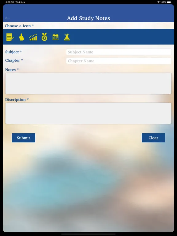 GK of the World Study Notifier iPad  Screenshots