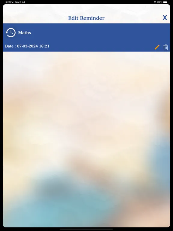 GK of the World Study Notifier iPad  Screenshots