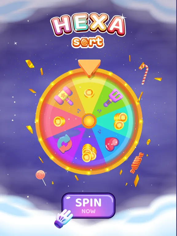 Zrzuty ekranu Hexa Sort: Candy Blast iPad 