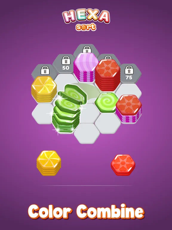 Zrzuty ekranu Hexa Sort: Candy Blast iPad 