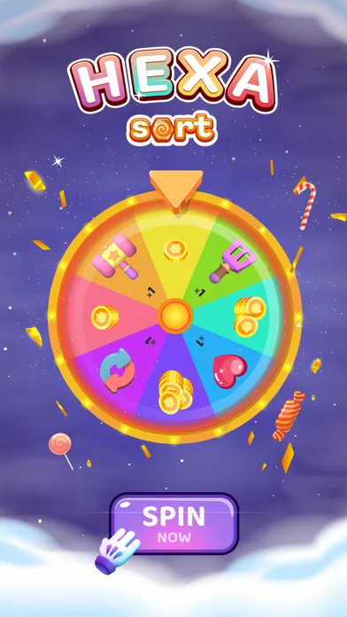 Zrzuty ekranu Hexa Sort: Candy Blast