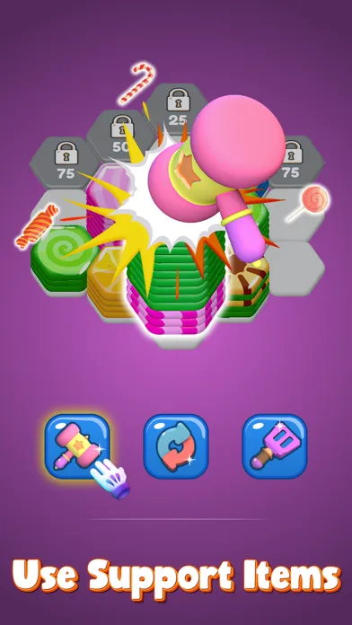 Zrzuty ekranu Hexa Sort: Candy Blast