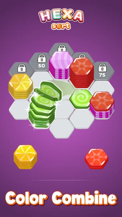 Zrzuty ekranu Hexa Sort: Candy Blast