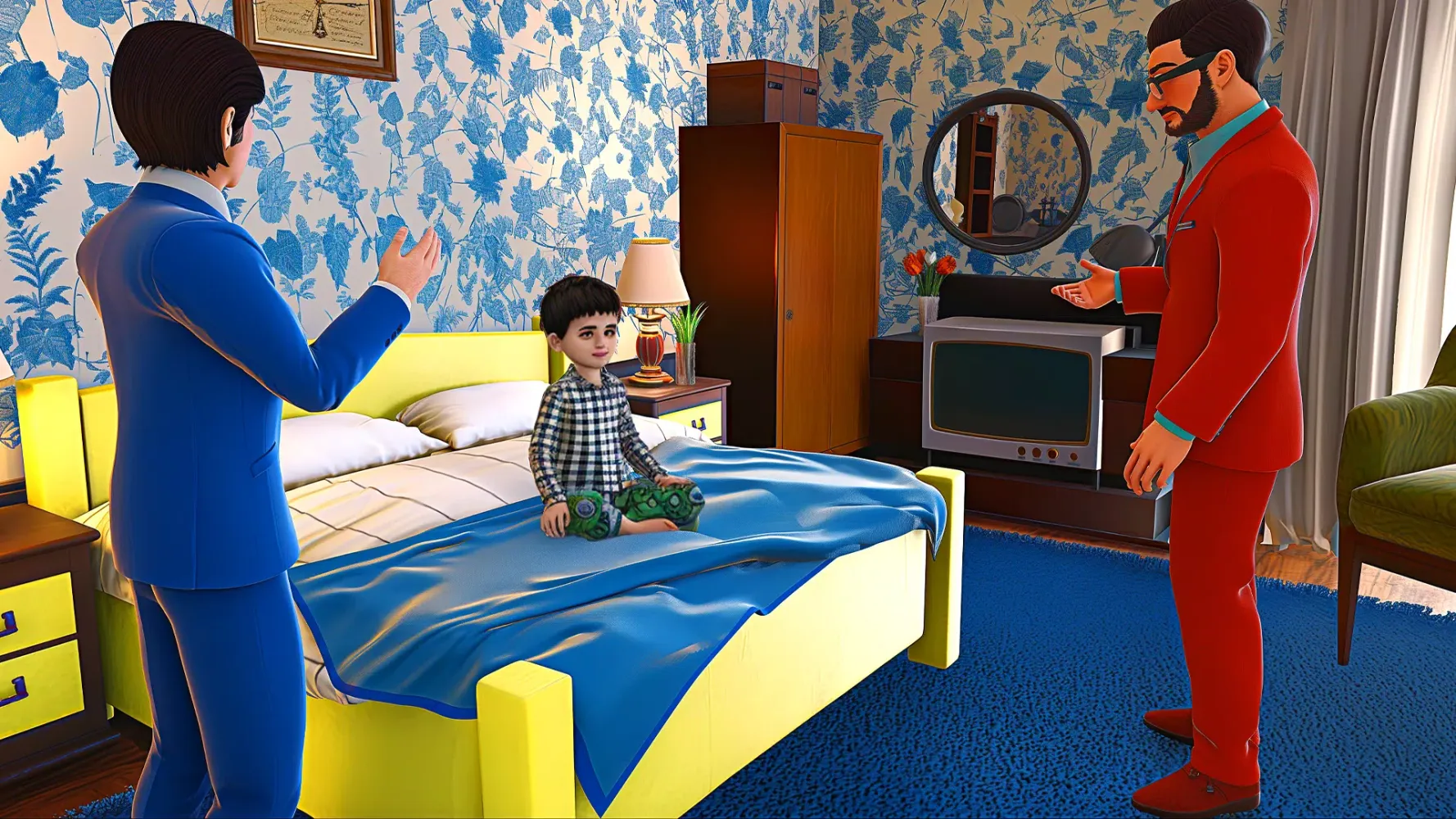 Virtual Police Dad Simulator سکرین شاٹس