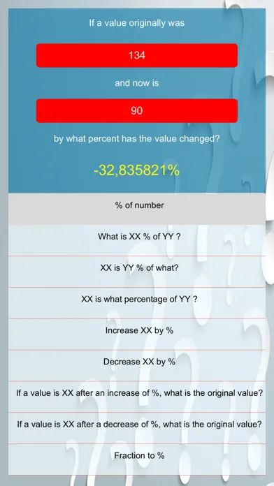 Percent Pro スクリーンショット