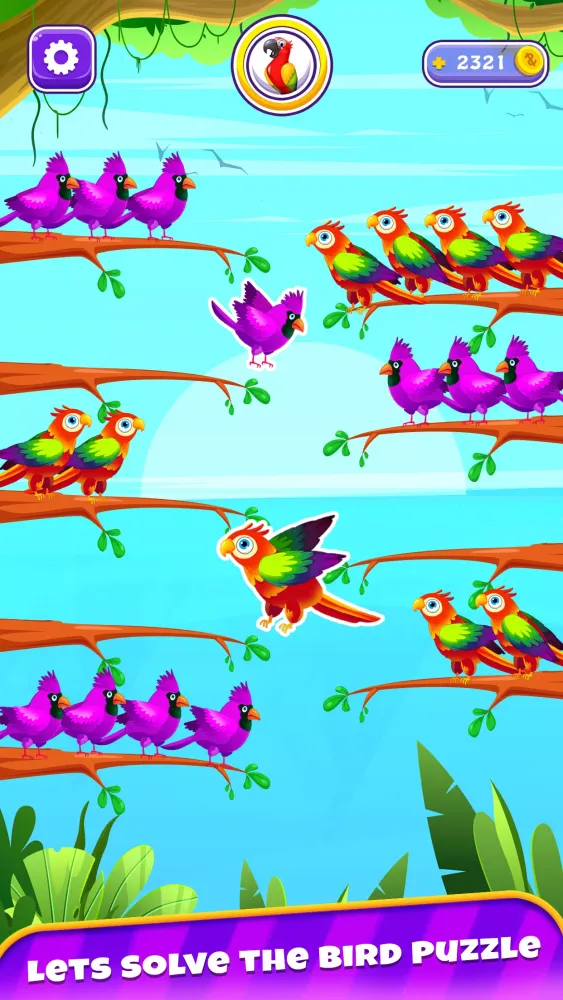 Color Bird Sort Puzzle Games Screenshots