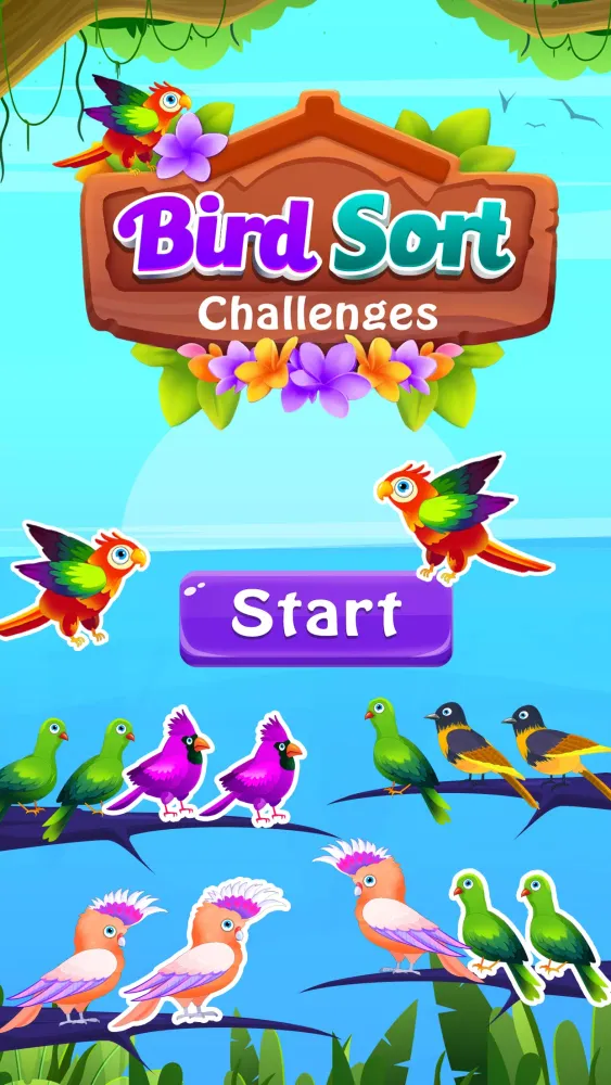 Color Bird Sort Puzzle Games Screenshots