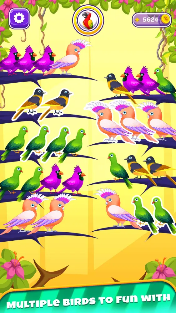 Color Bird Sort Puzzle Games Screenshots