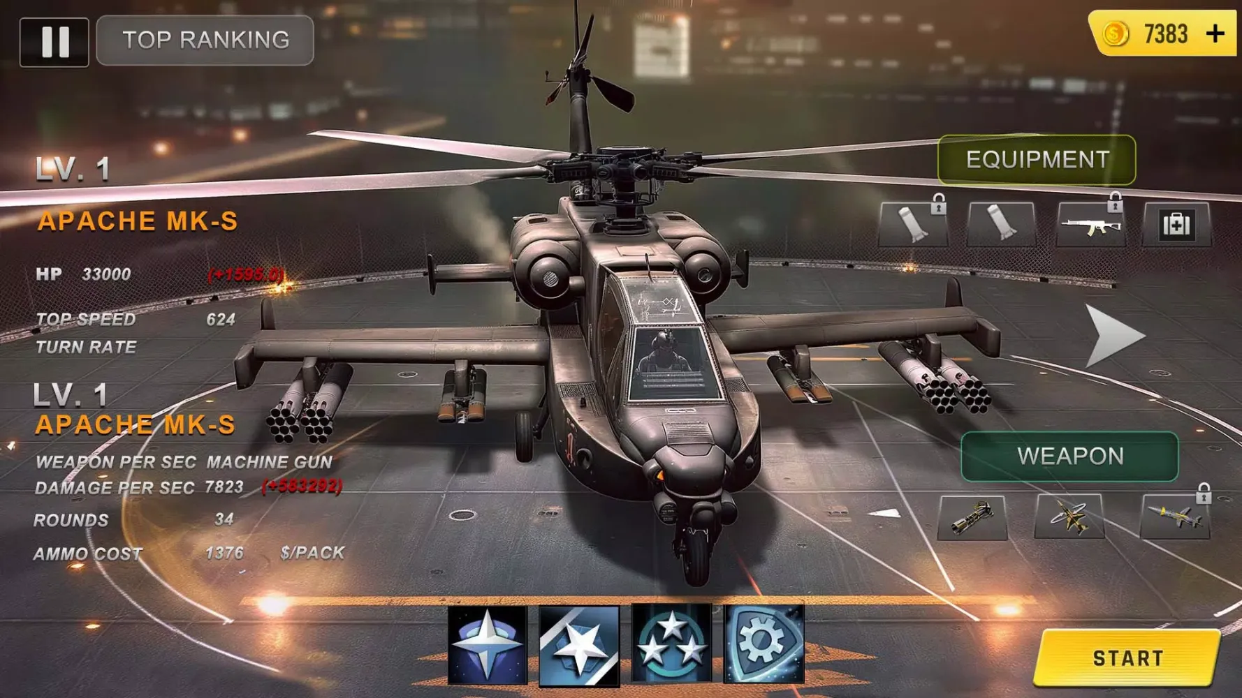 Скриншоты Gunship Battle Helicopter Game