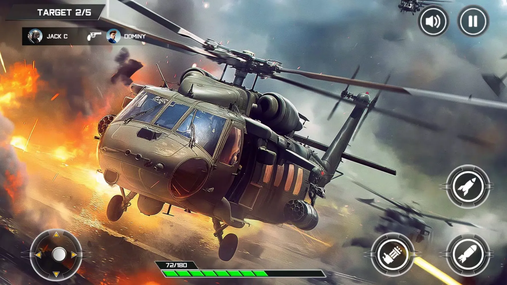 Скриншоты Gunship Battle Helicopter Game
