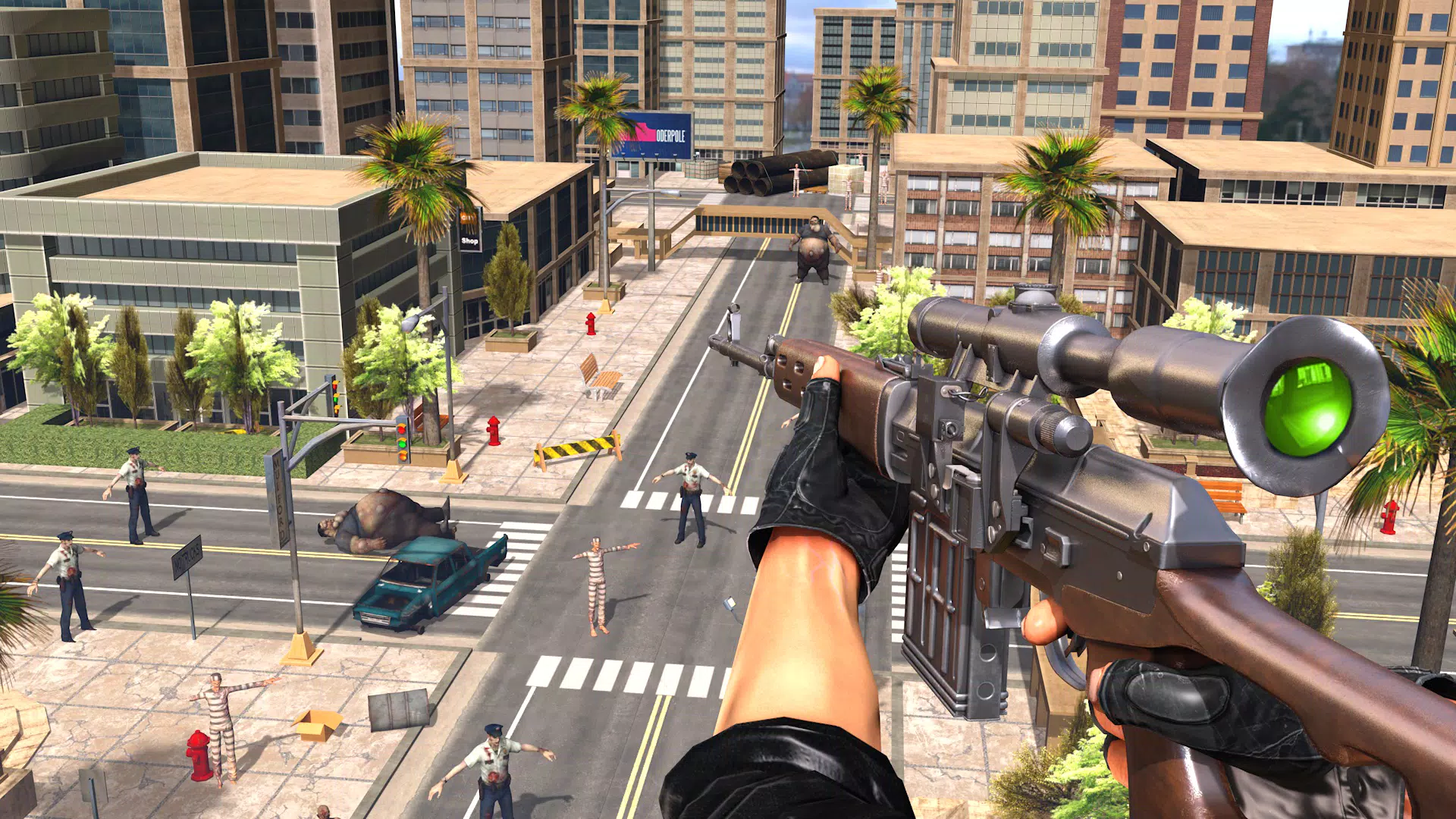 Sniper Zombie Games Offline 3D Screenshots