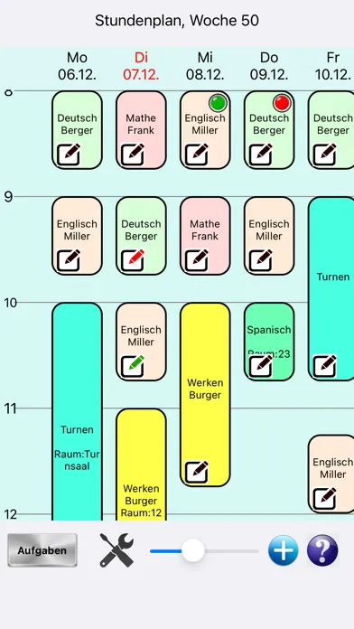 Stundenplan Pro Ekran Görüntüleri