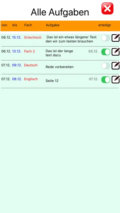 Stundenplan Pro Ekran Görüntüleri