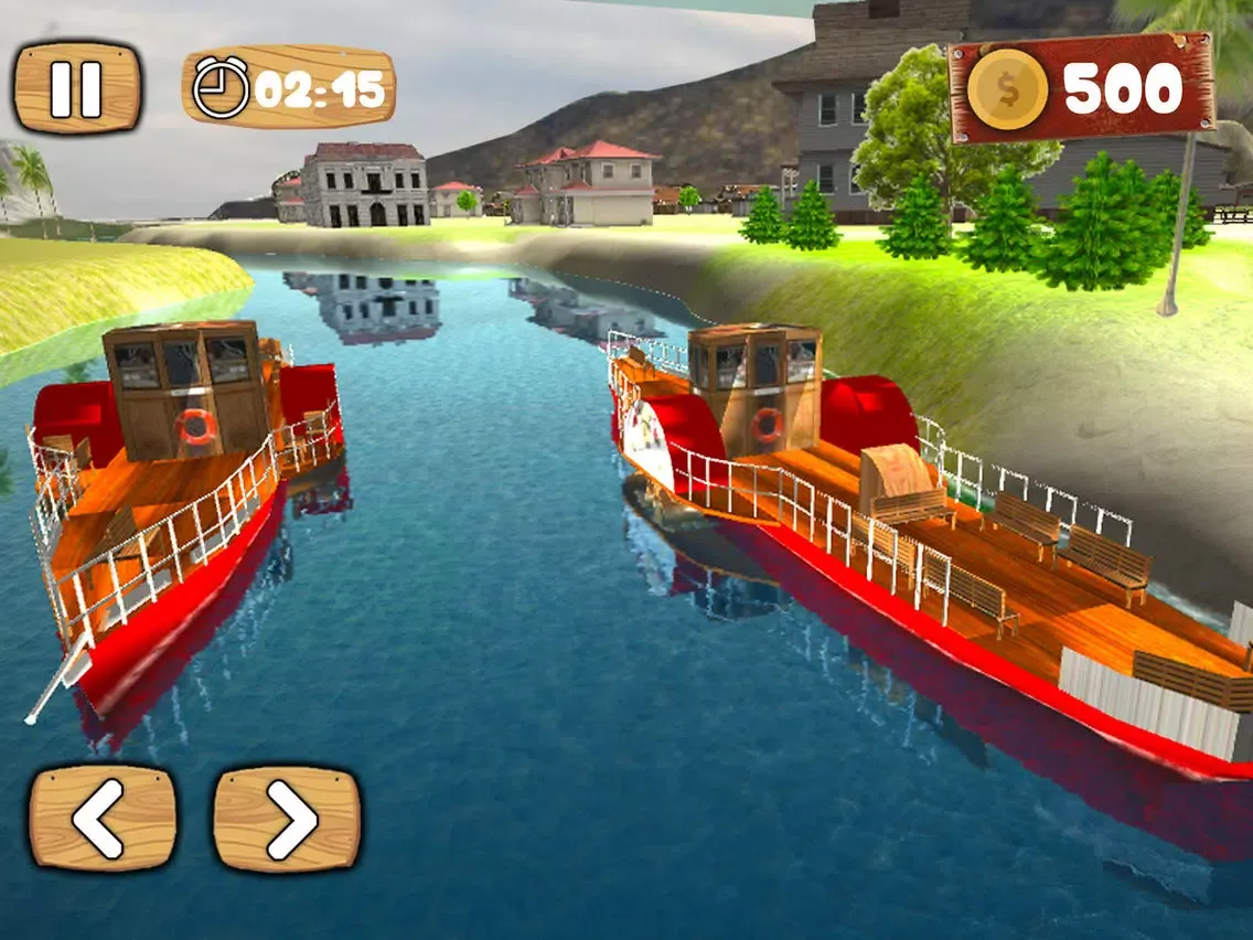 Captures d'écran de Water Boat Taxi Driving Sim iPad 