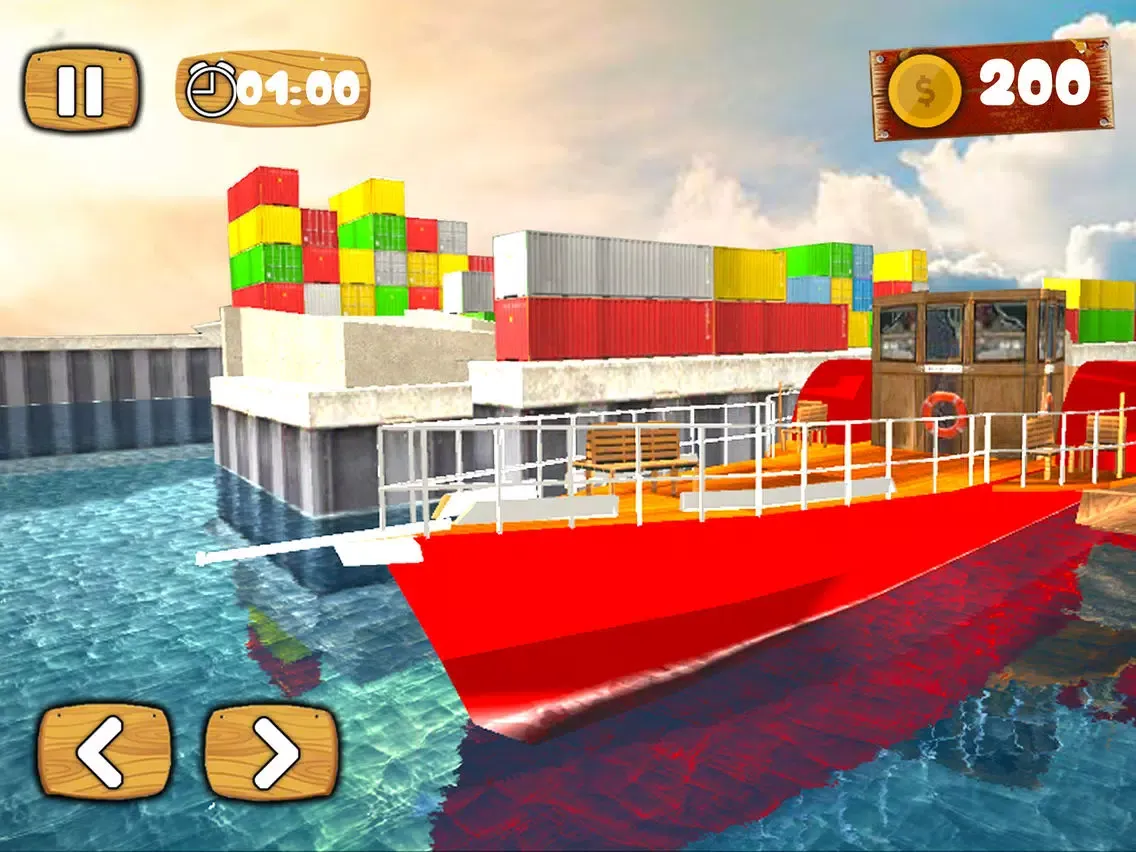 Captures d'écran de Water Boat Taxi Driving Sim iPad 
