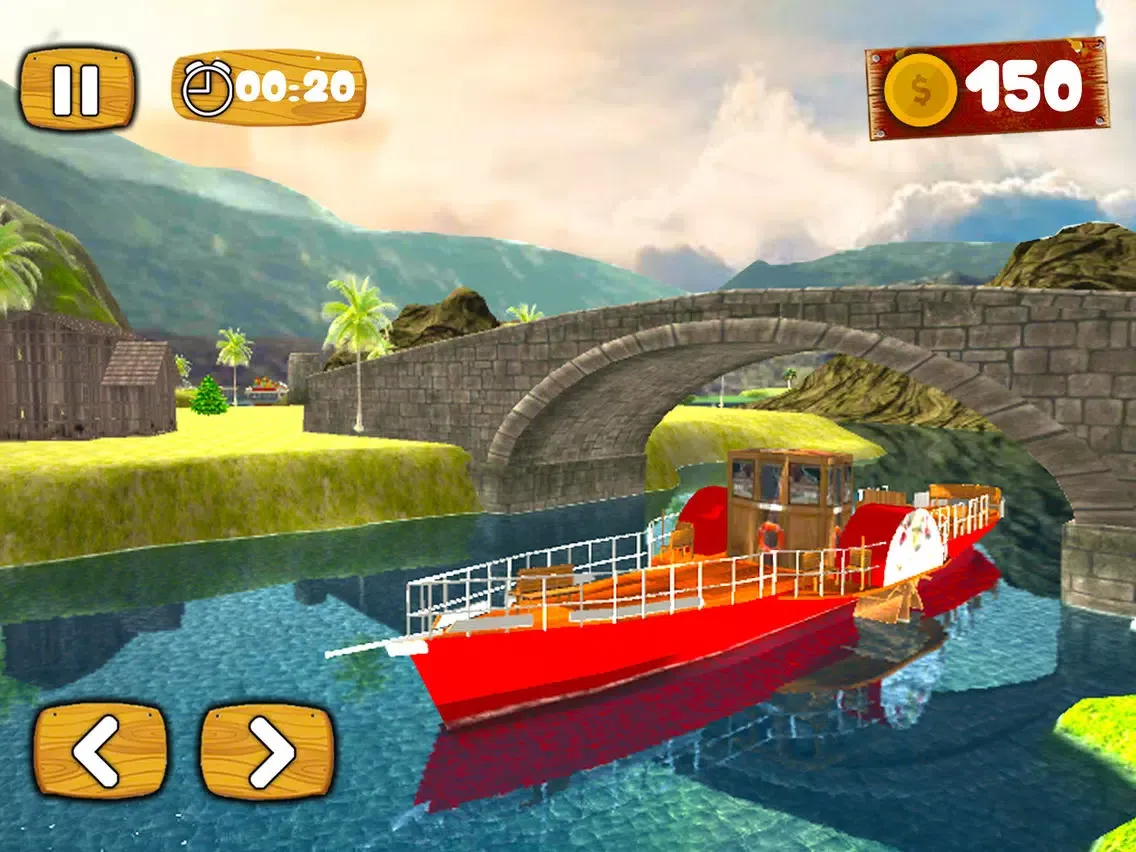 Captures d'écran de Water Boat Taxi Driving Sim iPad 