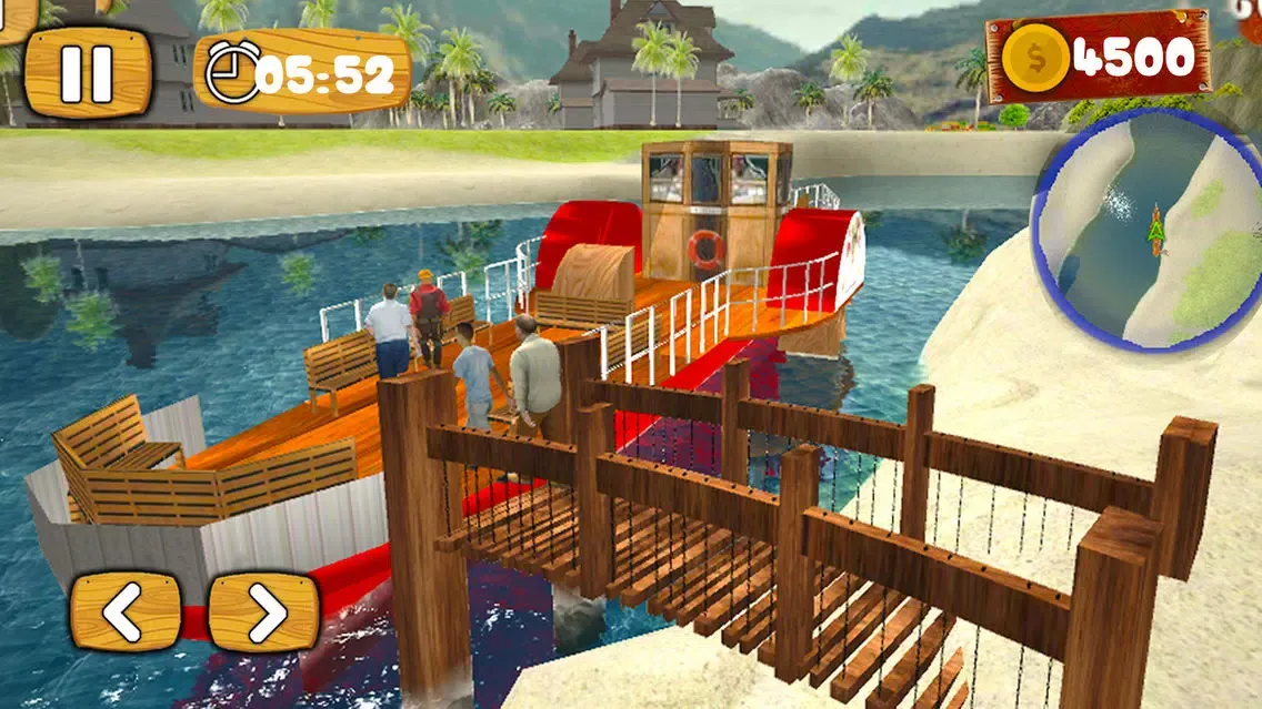 Captures d'écran de Water Boat Taxi Driving Sim