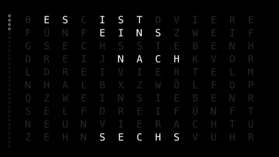 Capturas de pantalla de WordClock