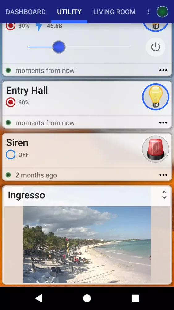 HomeGenie Panel Screenshots