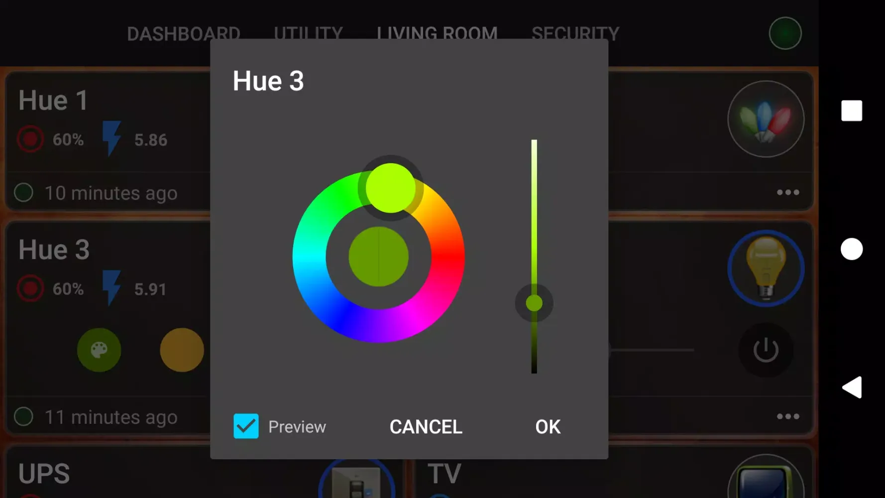 HomeGenie Panel Screenshots