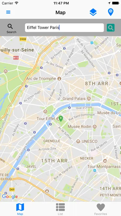 Capturas de tela do Locator - Find Places