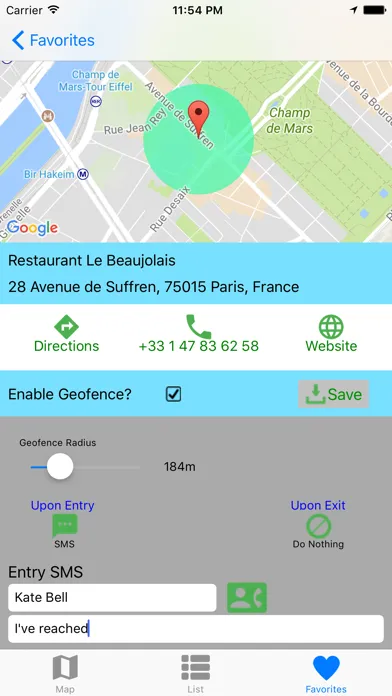 Capturas de tela do Locator - Find Places