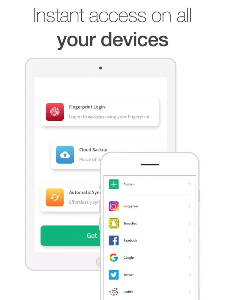 Fingerprint Login & Password iPad  স্ক্রিনশট