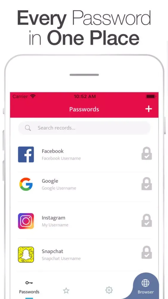 Fingerprint Login & Password স্ক্রিনশট