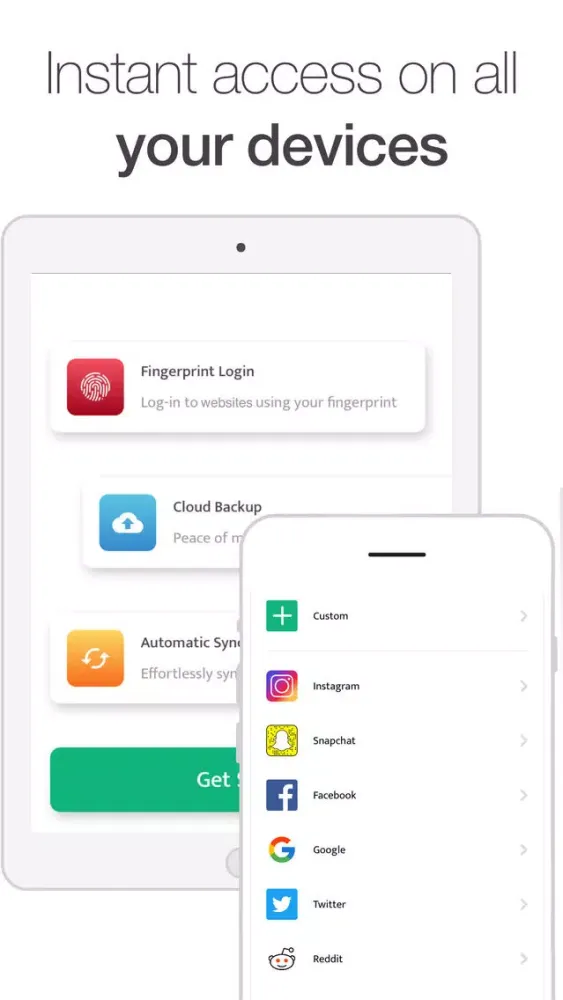 Fingerprint Login & Password স্ক্রিনশট