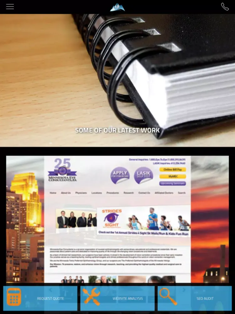 Tangkapan layar Glacial Multimedia iPad 