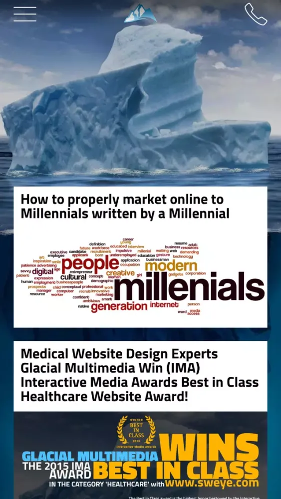 Tangkapan layar Glacial Multimedia