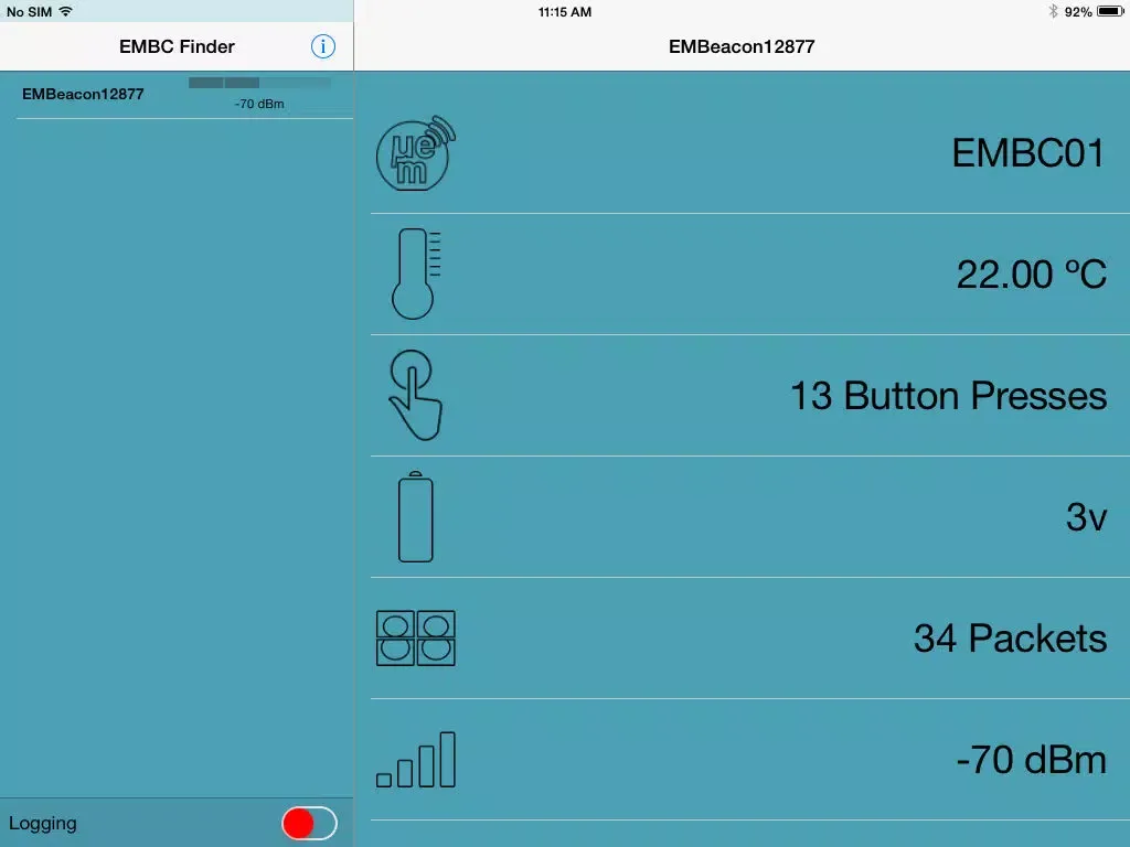 Screenshot di EMBC Finder iPad 