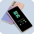 Always on display clock widget