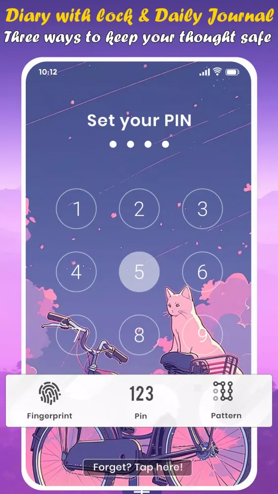 Ảnh chụp màn hình của Diary With Lock Password