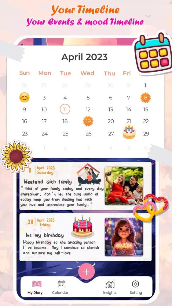 Ảnh chụp màn hình của Diary With Lock Password