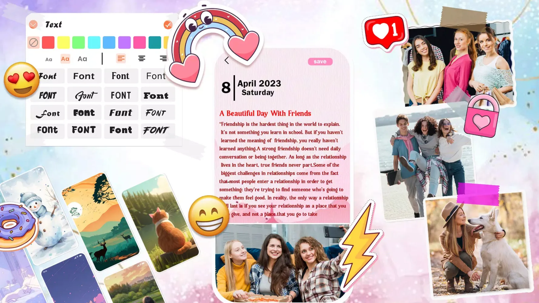 Ảnh chụp màn hình của Diary With Lock Password